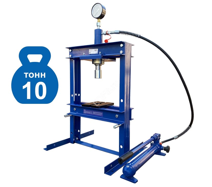 Гидравлический пресс ES-0510 настольный, 10 тонн: Компактная мощь для вашего гаража